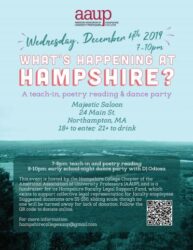 Teach-in, Poetry, and Dance Party