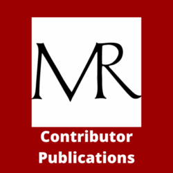 September MR Contributor Publications