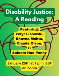 Disability Justice: A Reading