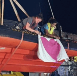 Shame on the Pier in Lampedusa